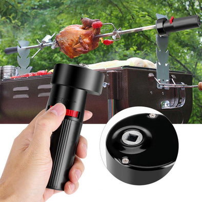 DC 1.5V Battery Operated Rotisserie Rotator Barbecue Motor BBQ Grill Bracket Holder Motor Outdoor Picnic Fireplace BBQ Supplies